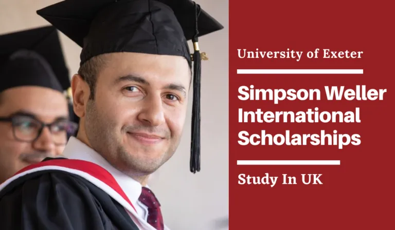Simpson Weller International Scholarships in UK