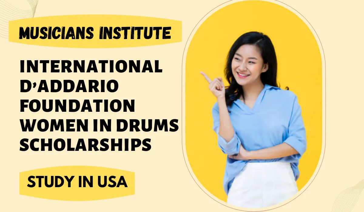 You are currently viewing International D’Addario Foundation Women in Drums Scholarships in USA