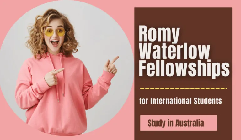 You are currently viewing Romy Waterlow Fellowships for International Students at University of Sydney, Australia