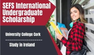 Read more about the article SEFS International Undergraduate International Scholarship at University College Cork, Ireland