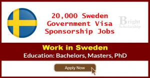 Read more about the article 20,000 Sweden Government Visa Sponsorship Jobs 2024 – Apply Online