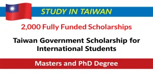 Read more about the article Taiwan Government Scholarship for International Students 2025 (Fully Funded)