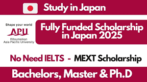 Asia Pacific University MEXT Scholarship 2025 in Japan