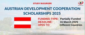 Read more about the article Austrian Development Cooperation Scholarships 2025 in Europe