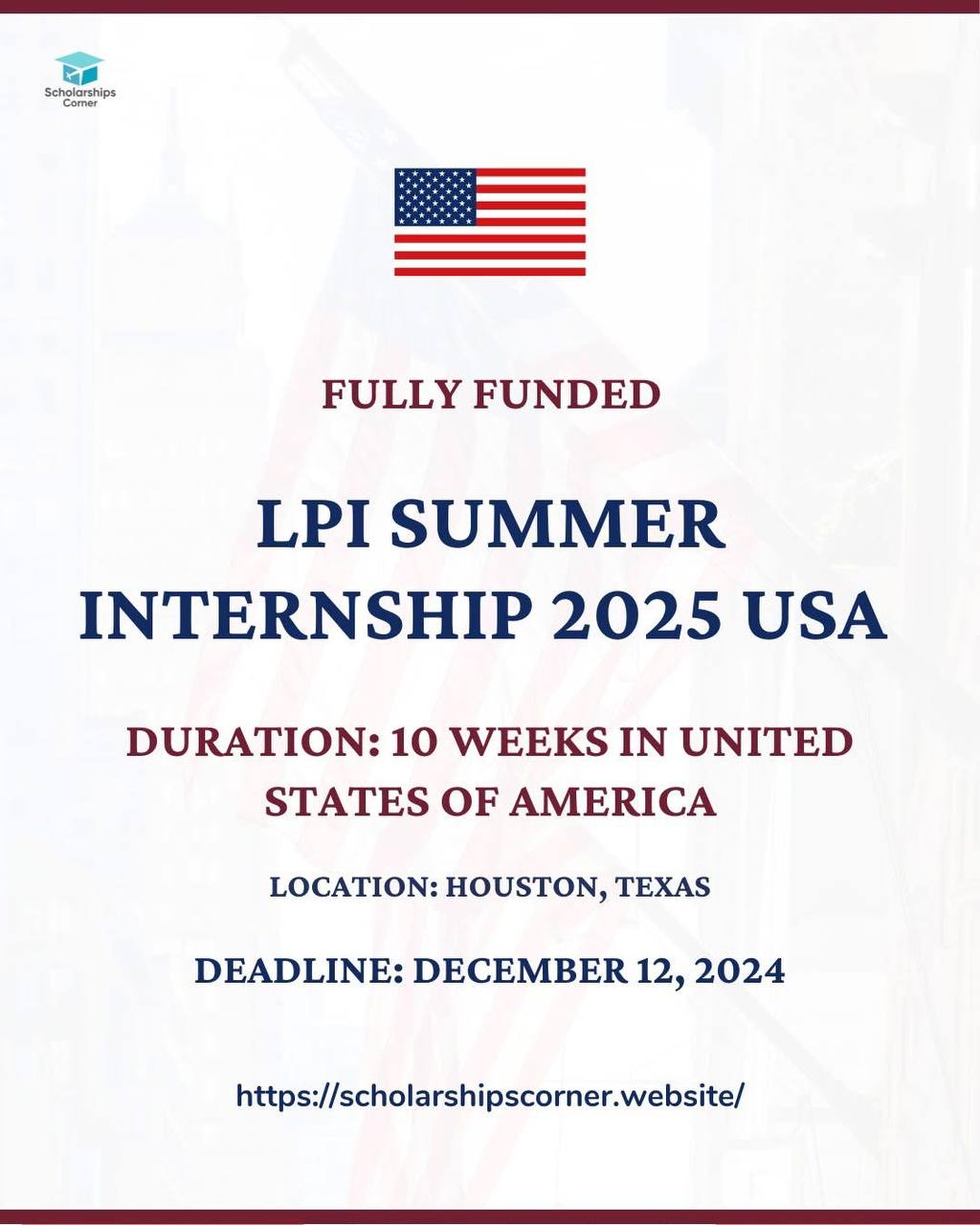 You are currently viewing LPI Summer Internship in the United States 2025 | Fully Funded