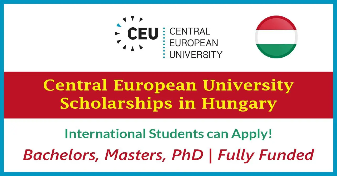 You are currently viewing Central European University Scholarships 2025 in Hungary (Fully Funded)