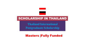 Read more about the article Thailand International Postgraduate Scholarship 2025 in Thailand (Fully Funded)