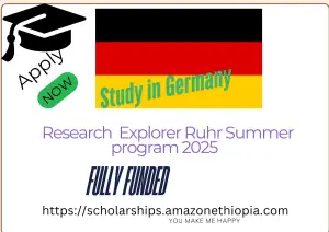 Read more about the article Research Explorer Ruhr Summer Program 2025 in Germany (Fully Funded)